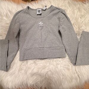 Adidas cropped long sleeve